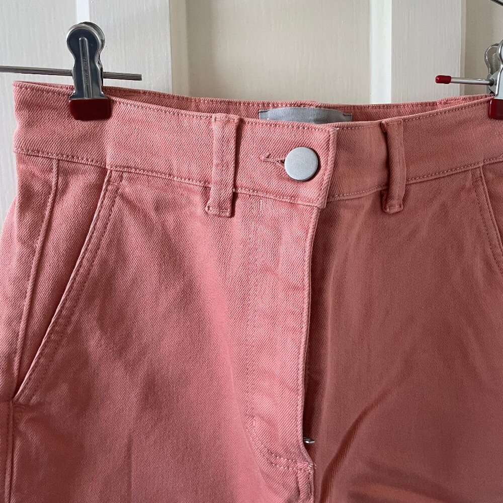 Everlane Pink High-Rise Wide-Leg Pants